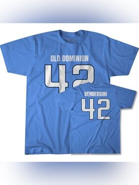 BreakingT Men's Old Dominion Monarchs Jason Henderson #42 T-Shirt